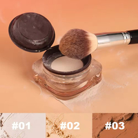 Poudre fixante transparente végane imperméable pour le visage, vente en gros, OEM, contrôle de l'huile, marque privée, créez votre propre marque