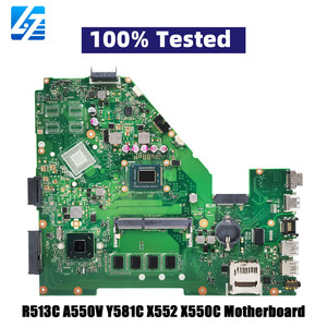 X550CA Carte Mère D'ordinateur Portable pour ASUS VivoBook <span class=keywords><strong>X550C</strong></span> R513C A550V Y581C X552 X550CL X550CC X550VC X550VB Carte Mère Avec I3 I5 I7 CPU - Product Image 1