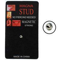 Clou magnétique en cristal sans perçage, aimant puissant, strass, pour nez, lèvre, oreille, bijou corporel non-percé, Magna Stud