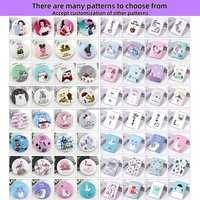 Vente chaude 12 PCS/Box Miroir Rectangulaire Double Côtés Pliant Miroir De Poche 2X Grossissement PU Portable Miroir De Maquillage De Poche