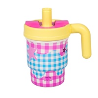 Mug à café élégant en acier inoxydable 316, isotherme, double température, avec logo personnalisable, poignée de bureau, grande capacité et couvercle
