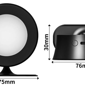 360 Magnetic Rotatable Head RGB <b>LED</b> <b>Sensor</b> Control Rechargeable Wall Lamp Night <b>Light</b> for Bedroom - Product Image 5