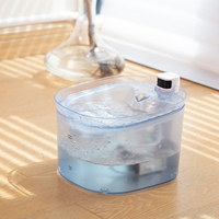 Distributeur de fontaine électrique 1.6, 1 pièce, distributeur d'eau pour animaux de compagnie, fontaine à eau pour chat