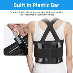 Orthèse de poitrine ceinture de soutien élastique sangle de Protection ceinture de côtes orthèse de côtes élastique soutien de Compression réduire la douleur de la Cage thoracique - Product Image 5