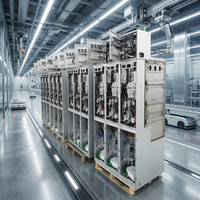 Solution industrielle métallique intérieure personnalisée 12 kV 630 A remplie de SF6, triphasée, IP67, poste de transformation secondaire modulaire extensible compact