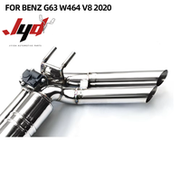 Système d'échappement en acier inoxydable pour Mercedes-Benz G63 AMG W464 4.0T V8 2020, tuyaux cat-back à commande de soupape, finition lisse de 1,2 mm d'épaisseur