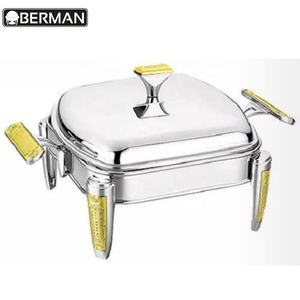 Berman Keuken Koken Apparatuur Mini Elektrische Chafing Dish Factory Set Voedsel Warmer Buffet Eten <span class=keywords><strong>Heater</strong></span> Voor Andere Hotel - Product Image 3
