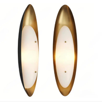 Applique murale LED encastrée, design moderne, pour maison, bureau, chambre, salle d'étude, couloir, salon, fond de télévision, abat-jour en albâtre, 3000K