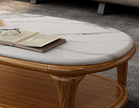 Table basse en bois moderne pour salon, nouvelle combinaison de tailles