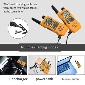 T8 Portable Portable GMRS Radio Longue Portée Talkie Walkie avec 3km de Portée 5W Puissance de Sortie Conception Étanche pour Enfants <span class=keywords><strong>Zello</strong></span> - Product Image 4
