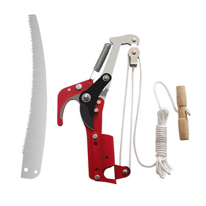 เลื่อยตัดกิ่งสูง SK5 ใบมีดเหล็ก ด้ามจับยืดหดได้ สำหรับตัดแต่งต้นไม้ ใช้ในสวน - Product Image 2