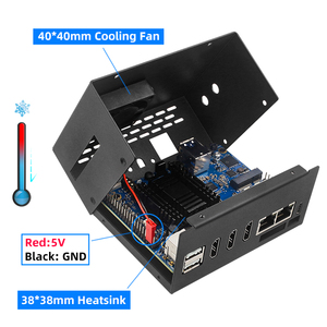 Orange Pi 5 Plus RK3588 8-Core 4 8 16GB RAM 8K Video Metal Case KIT Opcional WiFi6 BT 5,2 Módulo 64 256GB EMMC para <span class=keywords><strong>OPI</strong></span> 5 Plus - Product Image 5