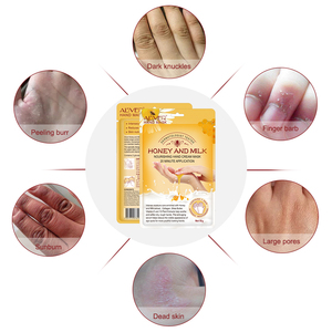 ALIVER - Guantes de Mascarilla de Miel para Reparación de Manos, Limpieza Profunda, Hidratación, Blanqueamiento, Colágeno, Leche y Miel - Product Image 5