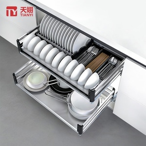 Cesta de Almacenamiento de Acero Inoxidable de Alta Calidad para Cocina Moderna - Organizador de Platos Multifuncional Ecológico que Aumenta el Espacio - Product Image 1