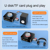 Adaptateur audio sans fil pour voiture avec écran LED, récepteur-émetteur stéréo 5.4, prise jack 3,5 mm, RCA, carte TF, USB Type-C