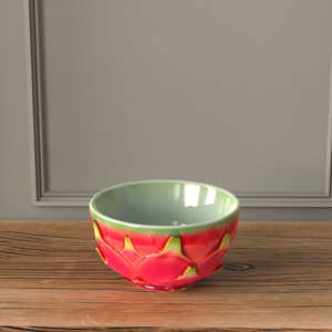 Comedouro de Cerâmica Artesanal em Formato de Fruta Exótica para Atacado – Tigela Durável e Resistente Personalizada para Espaços de Alimentação Estilosos de Animais de Estimação - Product Image 5