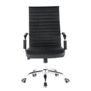 高級モダングレーセオエグゼクティブエルゴノミックボスバックコンピューターチェアピンク本物の会議室ファブリックレザーオフィスチェア - Product Image 2