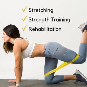 Bandes <span class=keywords><strong>de</strong></span> résistance <span class=keywords><strong>de</strong></span> yoga en latex naturel personnalisées en usine-<span class=keywords><strong>Accessoires</strong></span> <span class=keywords><strong>de</strong></span> <span class=keywords><strong>fitness</strong></span> portables pour la <span class=keywords><strong>musculation</strong></span> en cinq couleurs - Product Image 4