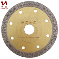 Disque de coupe fin et droit Lancet Matrix X-Wave Turbo 4,5 pouces 4 pouces pour la réparation et le nivellement de carreaux de maçonnerie DIY