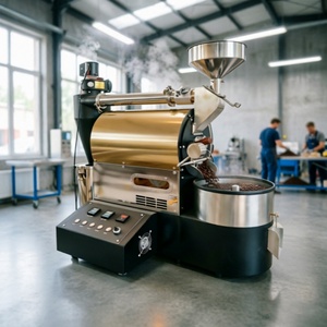Tostador <span class=keywords><strong>de</strong></span> Café Eléctrico <span class=keywords><strong>de</strong></span> <span class=keywords><strong>1</strong></span> kg y 2 kg, Máquina <span class=keywords><strong>Tostadora</strong></span> <span class=keywords><strong>de</strong></span> Tambor <span class=keywords><strong>de</strong></span> Aire Caliente Automática para Uso Doméstico - Product Image 5