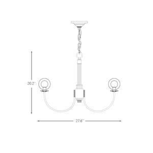 Suspension luminaire en verre espagnol de haute qualité, 16 boules, style américain, pour chambre et salon, installation facile au plafond, taille moyenne - Product Image 5