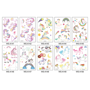 สติกเกอร์รอยสักชั่วคราวสำหรับเด็กลายการ์ตูนกันน้ำและไม่ระคายเคืองผิวสำหรับเด็ก-ลวดลายน่ารักหลากหลายแบบ-ออกแบบตามสั่งได้รับการยอมรับ - Product Image 5