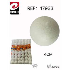 4cm Foam <b>Ball</b> BOLA Porex for Paper Crafts Product - Product Image 1