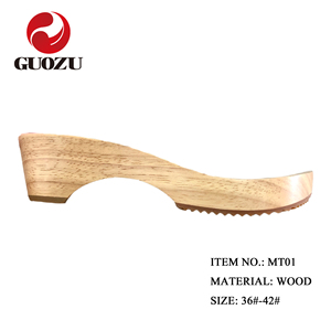 Zoccoli Classici in <span class=keywords><strong>Legno</strong></span> con Suola a Zeppa, Prodotto in Gomma Fatto a Mano ODM - Product Image 2