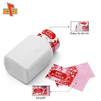 Impression de manchons thermorétractables en PVC pour bouteilles, film d'emballage transparent en PETG pour bouteilles en plastique, étiquettes de manchons rétractables
