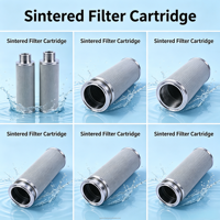Filtro de Malla Metálica Sinterizada SS316L, Elemento Filtrante Sinterizado de 2, 5, 10, 20 Micras para Filtro Industrial de Alta Precisión