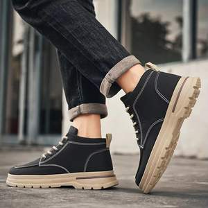Zapatillas Casuales para Hombre al por Mayor de Fábrica, Estilo Trabajo con Suela Gruesa Antideslizante para Uso Diario en la Calle y al Aire Libre - Product Image 4