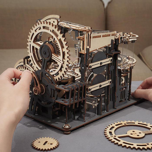 <span class=keywords><strong>Robotime</strong></span> Contacta para Obtener Descuento, Juguete de Pista de Canicas LGA01 Hecho a Mano, Rompecabezas 3D de Madera para Adultos - Product Image 2