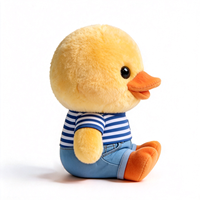 Peluche Canard Personnalisée avec Logo en Gros – Adorable Canard Jaune en Peluche pour Fêtes d'Enfants