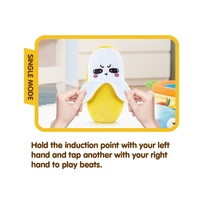 Nouveau jouet musical interactif en peluche 2026, piano à capteur de rythme par induction corporelle, instrument de musique tactile pour enfants, cadeau