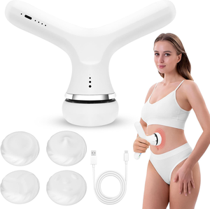 Y nuevo producto personalizado barato Mini Fascial Gun masajeador 360 rotación espalda cuerpo vibración relajación inalámbrico <span class=keywords><strong>Pro</strong></span> pistola de masaje - Product Image 3