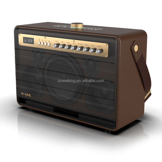 W-KING K6L Portable Professional Power Speaker Audio System for Guitar and Karaoke