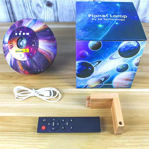 Multi-color <b>LED</b> Modern Bedroom Sitting Moon Position Star Night <b>Light</b> Projector Night Lamp with Remote Control - Product Image 5