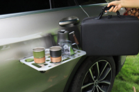 Ensemble de cafetière portable pour l'extérieur avec plateau magnétique, kit de café de voyage pour le camping, les pique-niques et les voyages