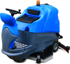 Grande autolaveuse commerciale avec aspirateur eau et poussière et raclette, grande capacité de solution/récupération 120L/130L pour usage intensif - Product Image 2