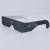 Montres à quartz éclipse en gros CE/ISO et lunettes d'éclipse solaire en papier 3D pour le visionnement