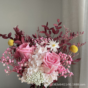 Arrangement <span class=keywords><strong>de</strong></span> roses préservées personnalisé, fleurs séchées minimalistes pour bouquet <span class=keywords><strong>de</strong></span> mariée et centre <span class=keywords><strong>de</strong></span> table, DIY pour décoration <span class=keywords><strong>de</strong></span> table - Product Image 6