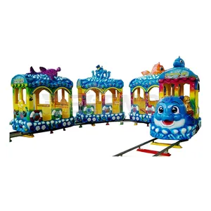 Ocean Themed Track Train Ride On Train With Track For Adults High Quality Indoor/Outdoor