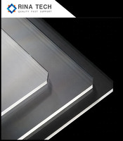 Panel Pandu Cahaya Akrilik PMMA RINA Lgp Lampu LED Permukaan Laser Transparan OEM Penggunaan Rumah & Luar Ruangan Papan Iklan Pemotongan CNC