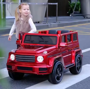 Voiture électrique télécommandée étanche pour enfants, 2 places, jouet véhicule intelligent pour bébés, voiture d'extérieur pour enfants - Product Image 1