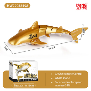 Hw 2.4G Điều Khiển Từ Xa 6-Kênh Nước Chơi Cá Mập Động Vật Biển Mô Hình Thuyền Với 30-40M Phạm Vi Pin Bao Gồm Cho Trẻ Em - Product Image 6