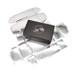 Boîte postale noire argentée avec logo personnalisé en gros pour les cadeaux d'<span class=keywords><strong>abonnement</strong></span> <span class=keywords><strong>mensuel</strong></span> Boîtes postales avec logo Emballage Boîte d'expédition - Product Image 4