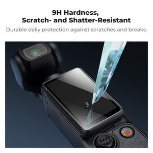 K&F Concept Paquete de <span class=keywords><strong>2</strong></span> Protectores de Pantalla de Vidrio Templado con Dureza 9H de 0.25mm Ultrafinos Antihuellas para <span class=keywords><strong>Pocket</strong></span> 4/3 - Product Image 4