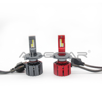 Projecteurs LED MTZ4 Mini H4/H7/H11, nouveaux, blanc, 12V, éclairage de conduite pour voiture, 6000K, projecteur LED pour moto, phare
