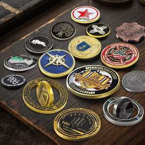 Gratis kunstwerk antiek modern Feng Shui metalen challenge <span class=keywords><strong>coin</strong></span> dubbelzijdig verzamelobject 3D verguld letterpress gedrukt vuur - Product Image 4