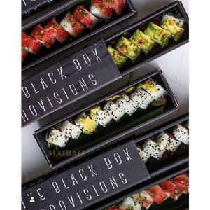 กล่องพิซซ่าขนาด 7 นิ้ว สีดำ 25 ซม. รูปทรงสี่เหลี่ยมผืนผ้า กล่องกระดาษแข็งแบบเลื่อน บรรจุภัณฑ์คอร์นด็อก <span class=keywords><strong>อาหาร</strong></span><span class=keywords><strong>เกาหลี</strong></span> กล่องแบบลิ้นชักสำหรับซื้อกลับบ้าน - Product Image 3